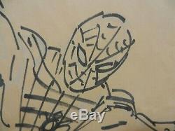 Spider Man Original Sketch Art By Marvel's John Buscema, Signed, One Of A Kind
