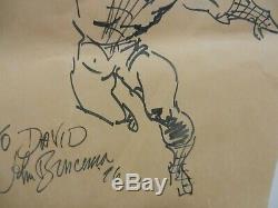 Spider Man Original Sketch Art By Marvel's John Buscema, Signed, One Of A Kind