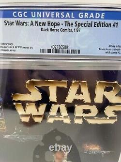 Star Wars A New Hope Special Edition Dark Horse 1997 ONE OF A KIND CGC SET