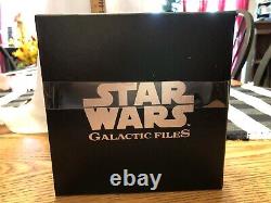 Star Wars Galactic Files Printing Plate Set 079 Rare Only One Of A Kind