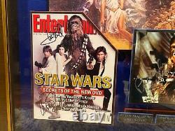 Star Wars One Of A Kind Signed By Cast 3d Box Framed Picture