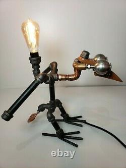 Steampunk Vulture Lamp One of a Kind