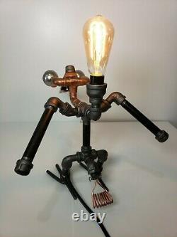 Steampunk Vulture Lamp One of a Kind