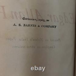 Stunning 120 Year Old 3- Part Edgar Allen Poe One Of A Kind Set