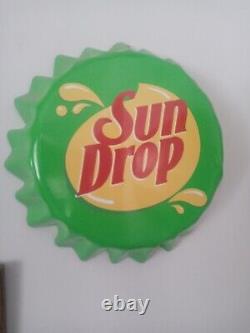 Sun Drop 16 Homemade bottle cap sign. Heavy duty and one of a kind