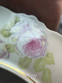 Super Rare One Of A Kind Flower Plate Made In France Made Around 1900