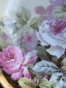 Super Rare One Of A Kind Flower Plate Made In France Made Around 1900