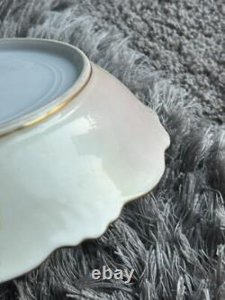 Super Rare One Of A Kind Flower Plate Made In France Made Around 1900