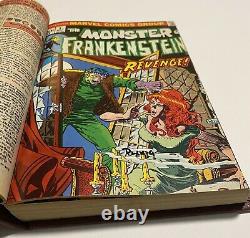 THE MONSTER OF FRANKENSTEIN #1-18 Bound Volume ALL SIGNED BY PLOOG one-of-a-kind