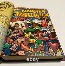 THE MONSTER OF FRANKENSTEIN #1-18 Bound Volume ALL SIGNED BY PLOOG one-of-a-kind