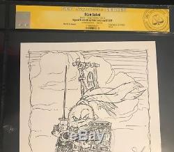 TMNT CGC Signature Series Stan Sakai sketch of Usagi Yojimbo one of a kind art