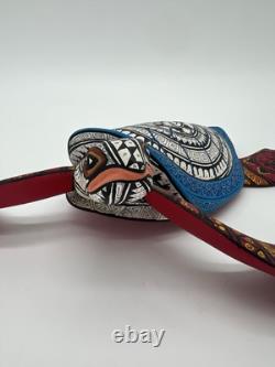 TURTLE- One of a kind wood hand-carved ALEBRIJE from Oaxaca, México