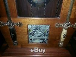 Tall Case Grandfather Clock Masonic one of a kind