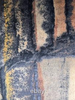 Taormina-Marcel Fiorini-Signed Large Aquatint/Etching-Mid 20th French Abstract