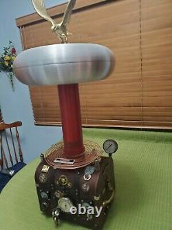 Tesla Coil, New High Power, Compact, Collectible One Of A Kind, 400 Watts