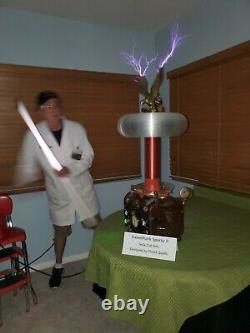 Tesla Coil, New High Power, Compact, Collectible One Of A Kind, 400 Watts
