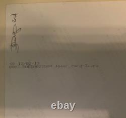 The Joker Picture One Of A Kind Signed By J Eric Dunlap Arts