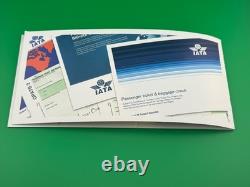 The Last IATA Paper flight Ticket RARE ONE OF A KIND COLLECTIBLE