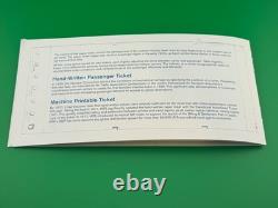 The Last IATA Paper flight Ticket RARE ONE OF A KIND COLLECTIBLE