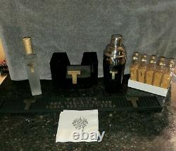 The Only Rare One Of A Kind Matching! Trump Vodka Bar Set Collection