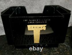 The Only Rare One Of A Kind Matching! Trump Vodka Bar Set Collection