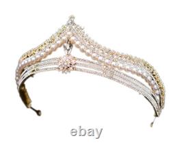 The Queen's Pearl Collection A Unique one-of-a-kind 8-piece Tiara Ensemble