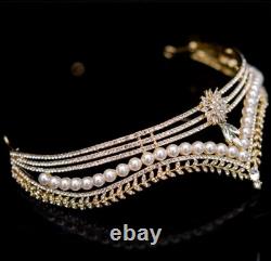 The Queen's Pearl Collection A Unique one-of-a-kind 8-piece Tiara Ensemble