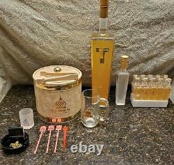 The Ultimate Rare One Of A Kind Trump Vodka Bar Set Collection