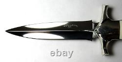Tim Herman Custom Folding Dagger Knife One of a Kind withOriginal Sheath, Document