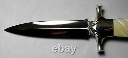 Tim Herman Custom Folding Dagger Knife One of a Kind withOriginal Sheath, Document