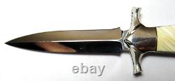 Tim Herman Custom Folding Dagger Knife One of a Kind withOriginal Sheath, Document