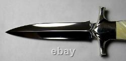 Tim Herman Custom Folding Dagger Knife One of a Kind withOriginal Sheath, Document