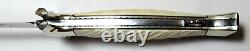 Tim Herman Custom Folding Dagger Knife One of a Kind withOriginal Sheath, Document