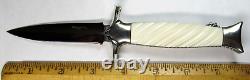 Tim Herman Custom Folding Dagger Knife One of a Kind withOriginal Sheath, Document