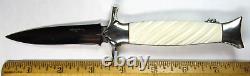 Tim Herman Custom Folding Dagger Knife One of a Kind withOriginal Sheath, Document