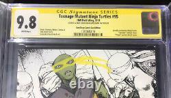 Tmnt #95 Sdcc Cgc 9.8 Ss Kevin Eastman With Custom Sketch One Of A Kind Vhtf