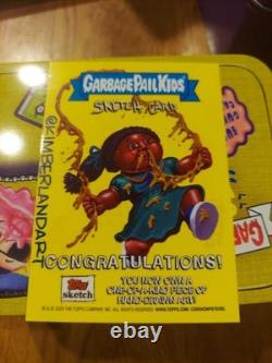 Topps Garbage Pail Kids 2024 Kimber Landart One Of A Kind Sketch Card