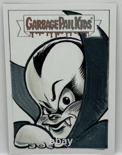 Topps Garbage Pail Kids 2024 One Of A Kind Piece Hand-Drawn Art By Soviet 1/1