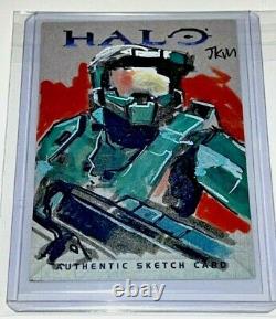 Topps Halo 2007 Artist Return Sketch Card Jake Myler One-of-a-kind Art