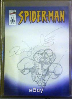 Topps Marvel Legends Spider-Man Sketch Card (Artist Rick Leonardi) One of a kind