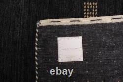 Traditional Charcoal Hand loomed Area Rug 2'7 x 7'1 Oriental Carpet