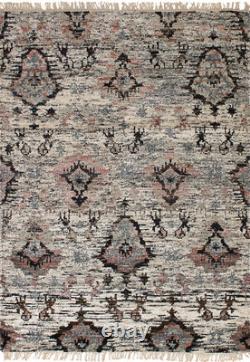 Traditional Hand Knotted Area Rug 4'6 x 6'6 Wool Carpet