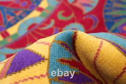 Traditional Hand-Knotted Bordered Area Rug 6'1 x 8'3 Wool Carpet