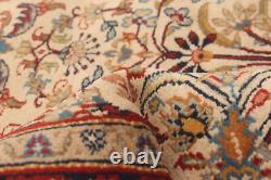 Traditional Hand-Knotted Bordered Carpet 4'0 x 6'4 Wool Area Rug