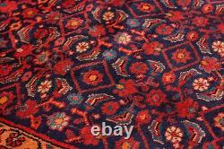 Traditional Hand-Knotted Bordered Carpet 4'7 x 10'6 Wool Area Rug