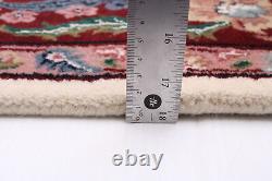 Traditional Hand-Knotted Bordered Carpet 5'9 x 9'2 Wool Area Rug
