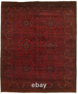 Traditional Hand-Knotted Bordered Tribal Carpet 5'2 x 6'6 Wool Area Rug