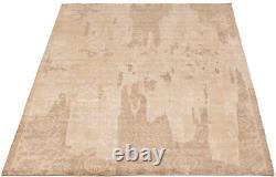 Traditional Hand loomed Carpet 5'6 x 7'11 Viscose Area Rug