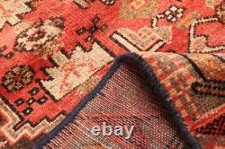Traditional Vintage Hand-Knotted Area Rug 3'9 x 6'4 Oriental Wool Carpet