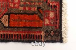 Traditional Vintage Hand-Knotted Area Rug 3'9 x 6'4 Oriental Wool Carpet